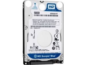 Scorpio Blue 500GB 8MB 5400rpm SATA3 Western Digital